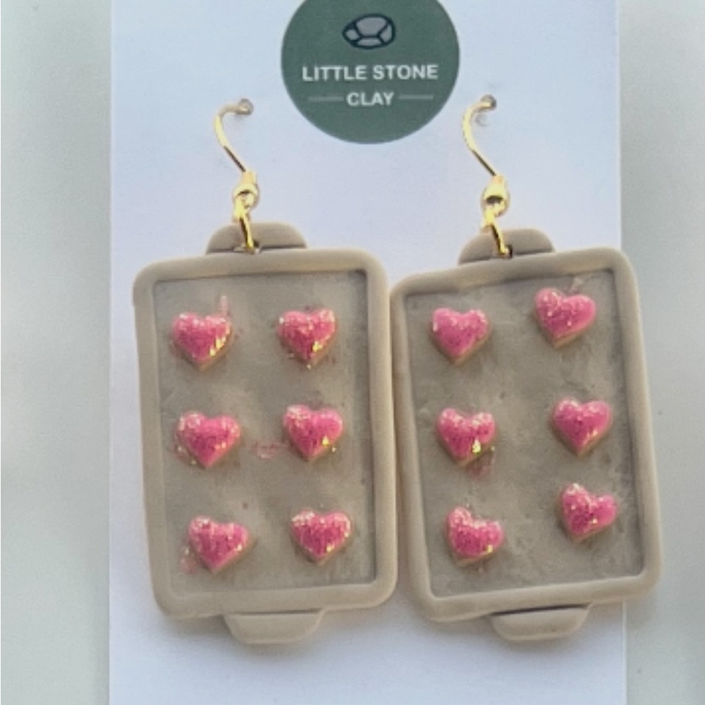 Handmade Clay Earings - Picture 3 of 10